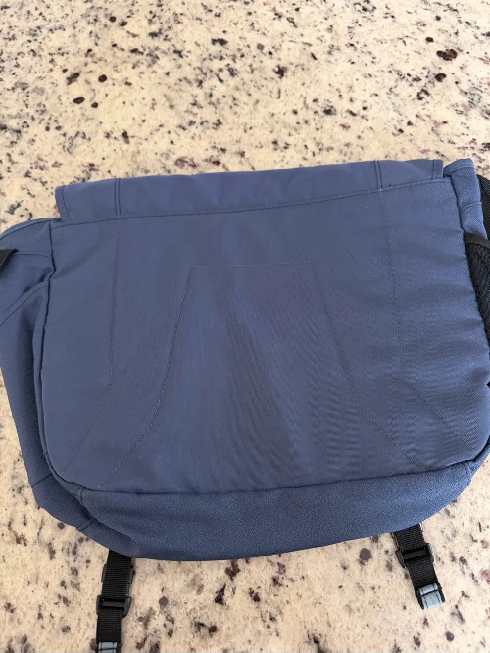 Jansport Navy Blue Men's Messenger Bag with Black Strap